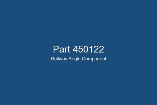 Part Number 450122 Railway Bogie Rubber Mount Component