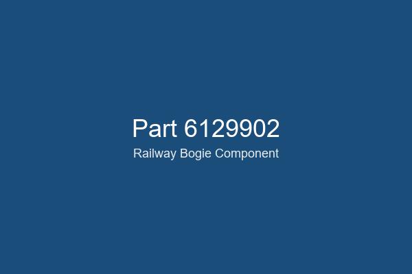 Part Number 6129902 Railway Bogie Rubber Mount Component